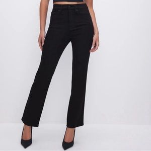 Good American Good Straight Jeans - Black